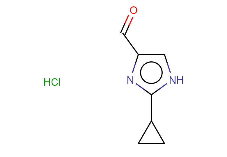 2-cyclopropyl-1H-imidazole-4-carbaldehyde hydrochloride