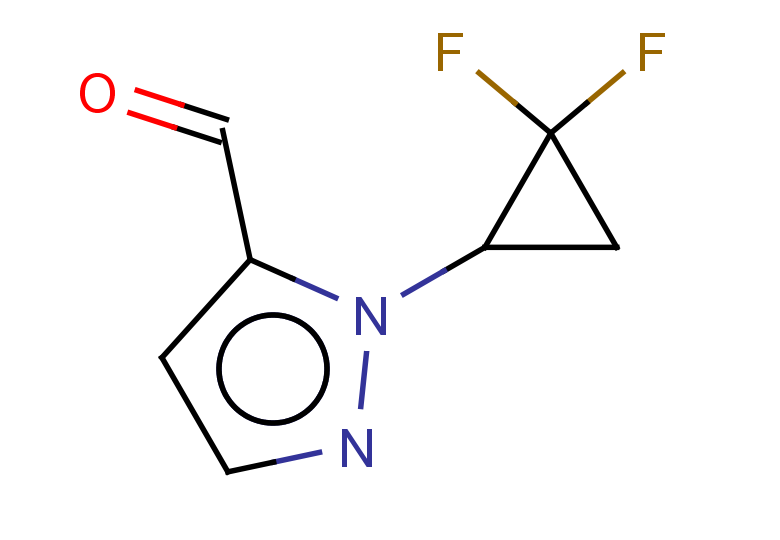 1-(2,2-difluorocyclopropyl)-1H-pyrazole-5-carbaldehyde