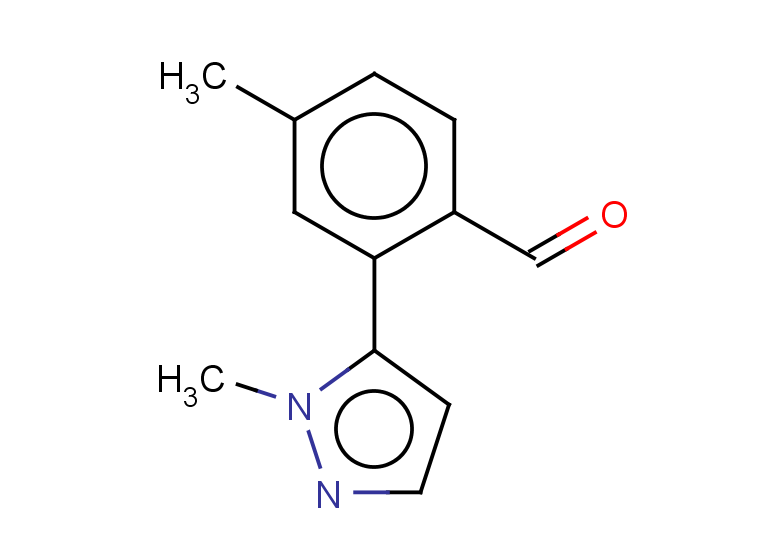4-methyl-2-(1-methyl-1H-pyrazol-5-yl)benzaldehyde