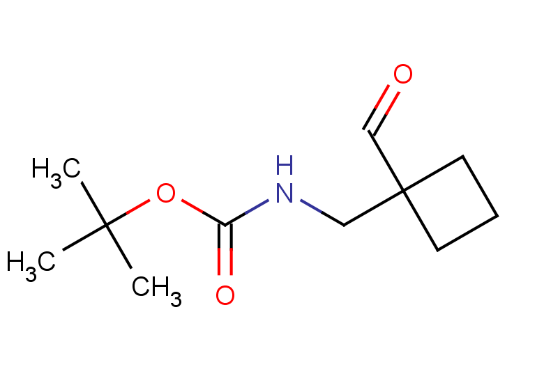 tert-butyl N-[(1-formylcyclobutyl)methyl]carbamate