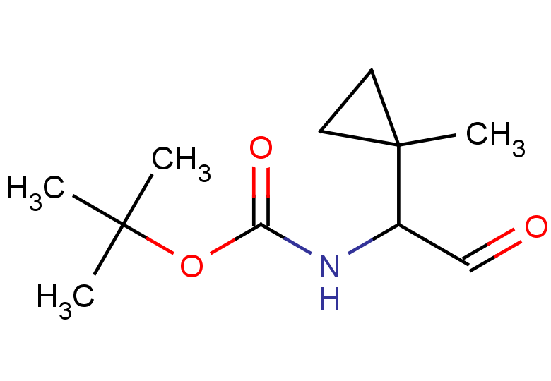tert-butyl N-[1-(1-methylcyclopropyl)-2-oxoethyl]carbamate