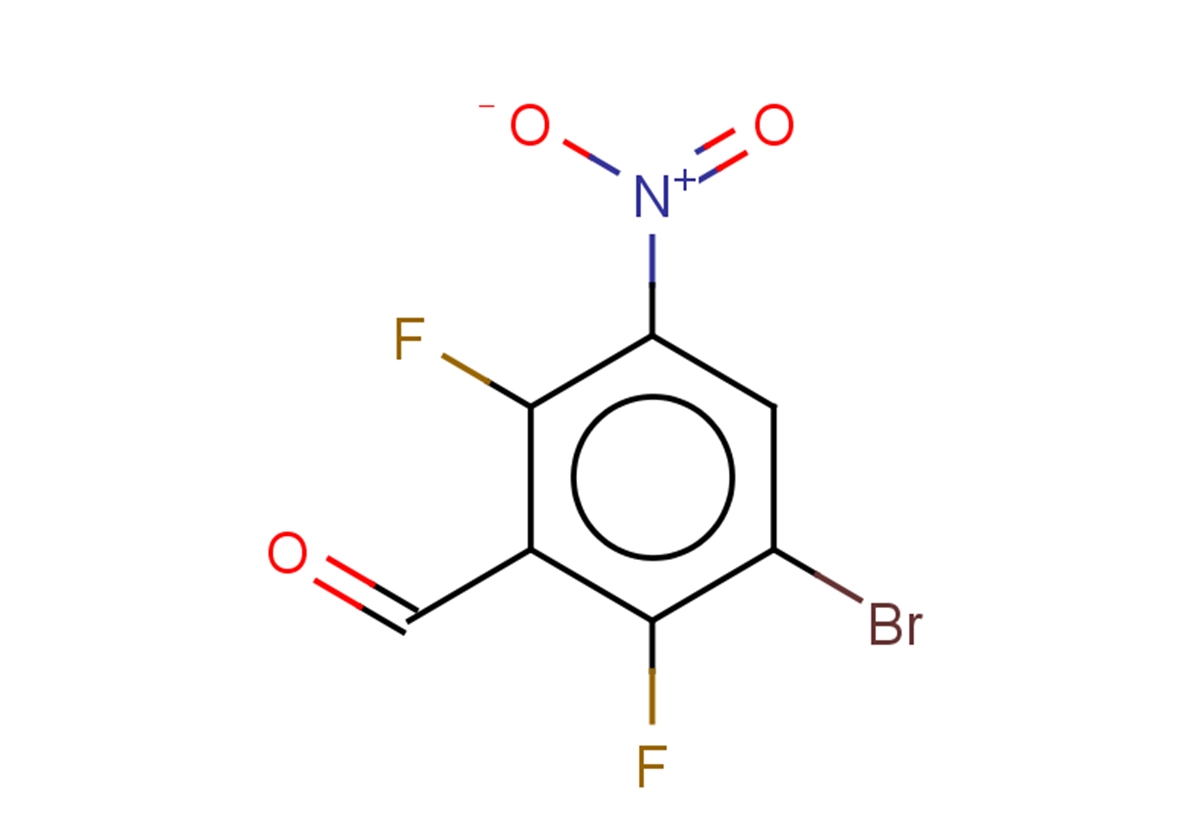 3-bromo-2,6-difluoro-5-nitrobenzaldehyde