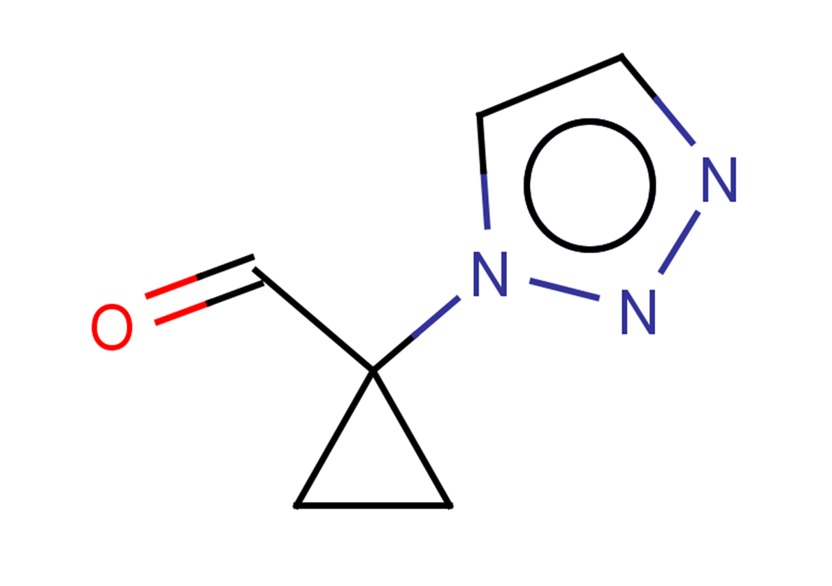 1-(1H-1,2,3-triazol-1-yl)cyclopropane-1-carbaldehyde