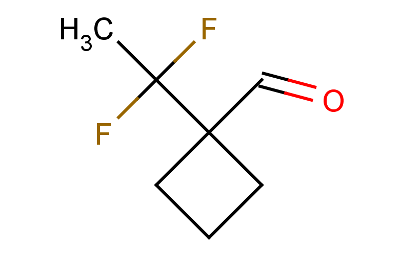 1-(1,1-difluoroethyl)cyclobutane-1-carbaldehyde