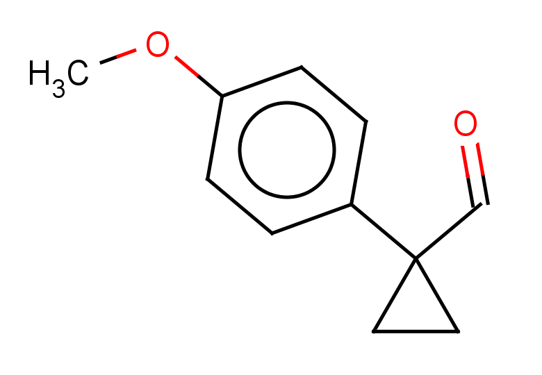 1-(4-methoxyphenyl)cyclopropane-1-carbaldehyde