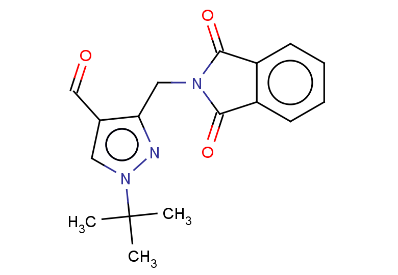 1-tert-butyl-3-[(1,3-dioxo-2,3-dihydro-1H-isoindol-2-yl)methyl]-1H-pyrazole-4-carbaldehyde