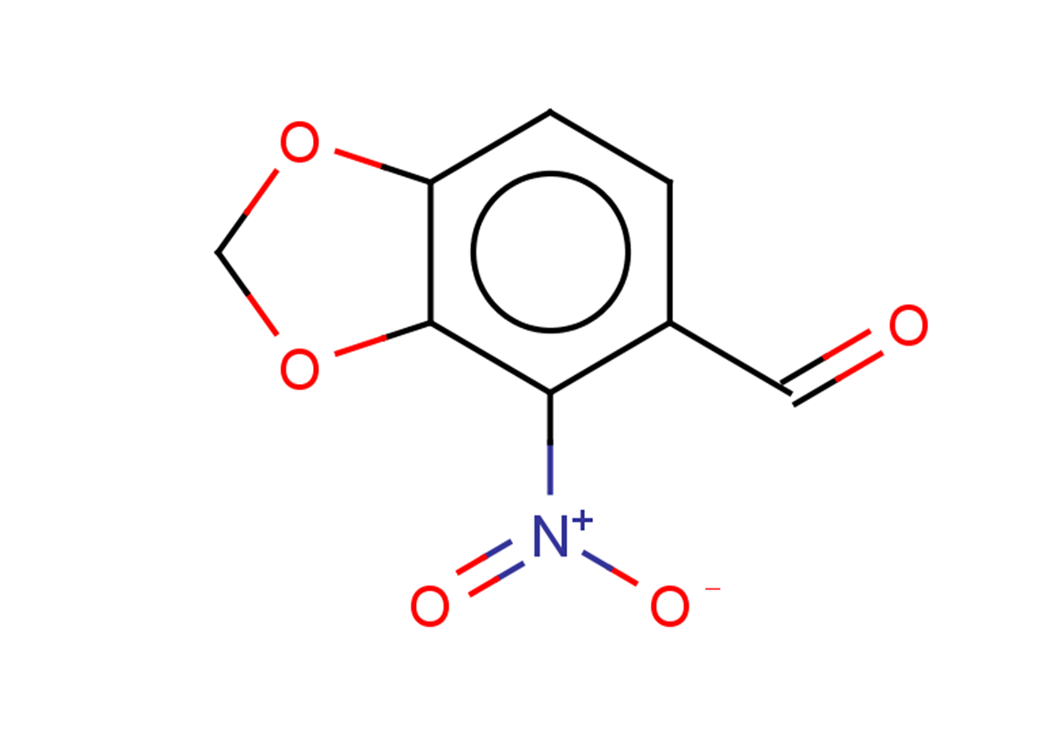 4-nitro-1,3-dioxaindane-5-carbaldehyde