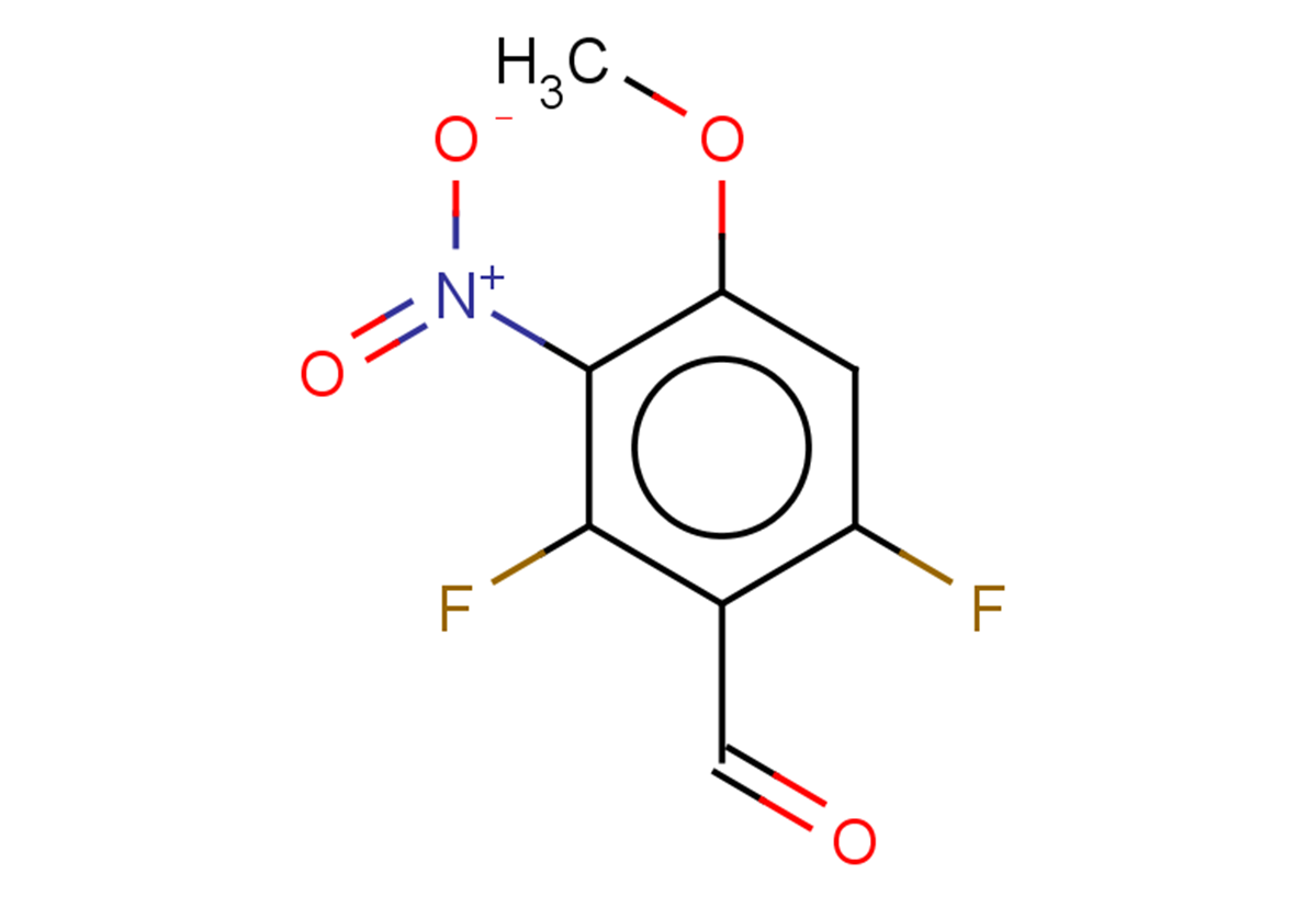 2,6-difluoro-4-methoxy-3-nitrobenzaldehyde
