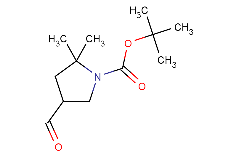 tert-butyl 4-formyl-2,2-dimethylpyrrolidine-1-carboxylate