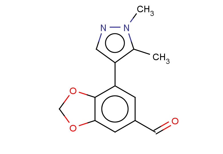 7-(1,5-dimethyl-1H-pyrazol-4-yl)-1,3-dioxaindane-5-carbaldehyde