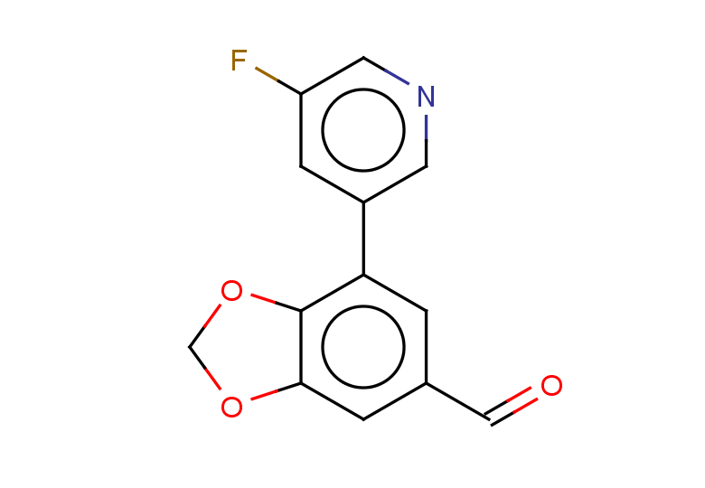 7-(5-fluoropyridin-3-yl)-1,3-dioxaindane-5-carbaldehyde