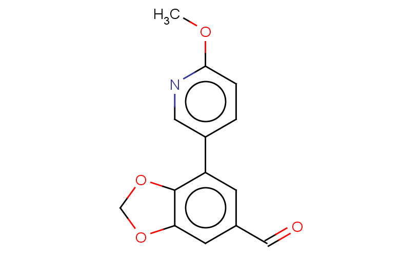 7-(6-methoxypyridin-3-yl)-1,3-dioxaindane-5-carbaldehyde