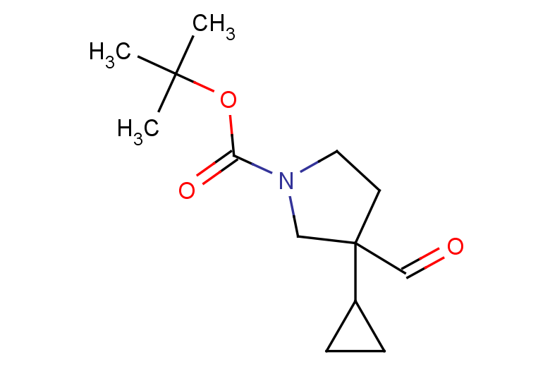 tert-butyl 3-cyclopropyl-3-formylpyrrolidine-1-carboxylate