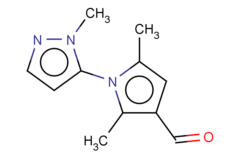 2,5-dimethyl-1-(1-methyl-1H-pyrazol-5-yl)-1H-pyrrole-3-carbaldehyde