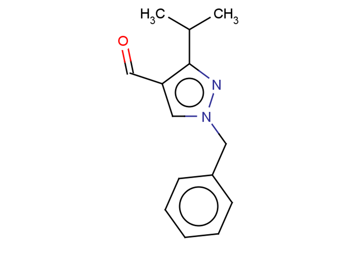 1-benzyl-3-(propan-2-yl)-1H-pyrazole-4-carbaldehyde