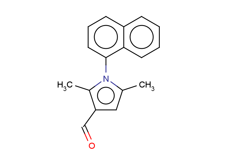 2,5-dimethyl-1-(naphthalen-1-yl)-1H-pyrrole-3-carbaldehyde