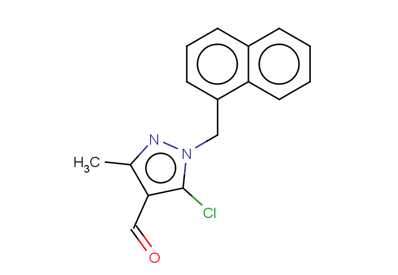 5-chloro-3-methyl-1-[(naphthalen-1-yl)methyl]-1H-pyrazole-4-carbaldehyde