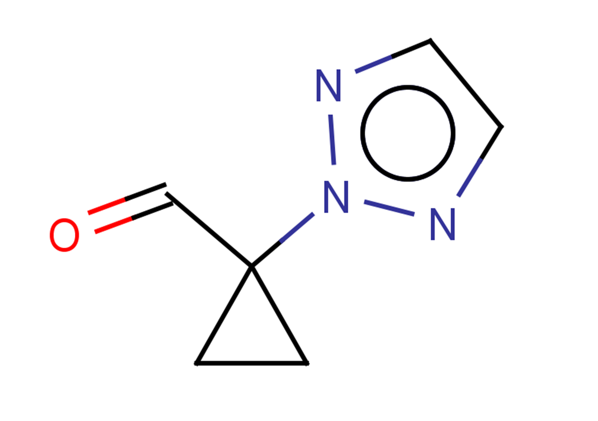 1-(2H-1,2,3-triazol-2-yl)cyclopropane-1-carbaldehyde