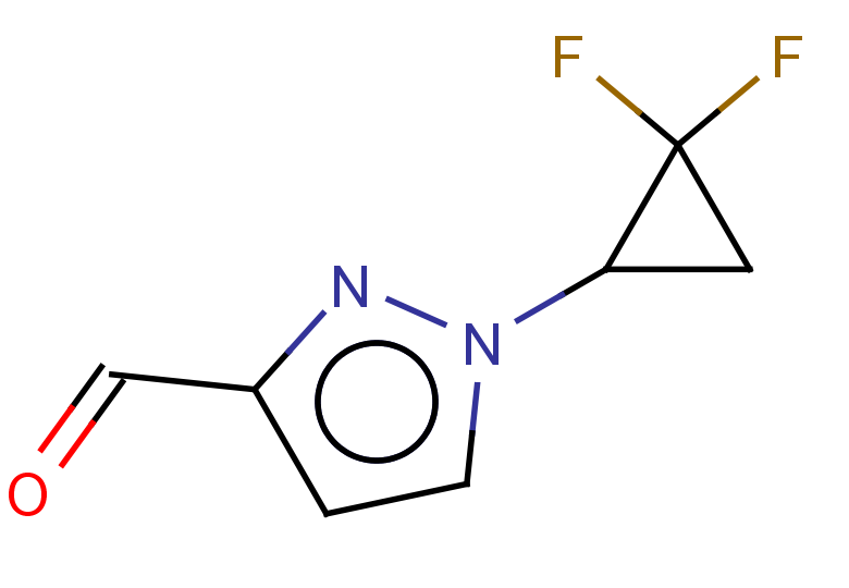 1-(2,2-difluorocyclopropyl)-1H-pyrazole-3-carbaldehyde