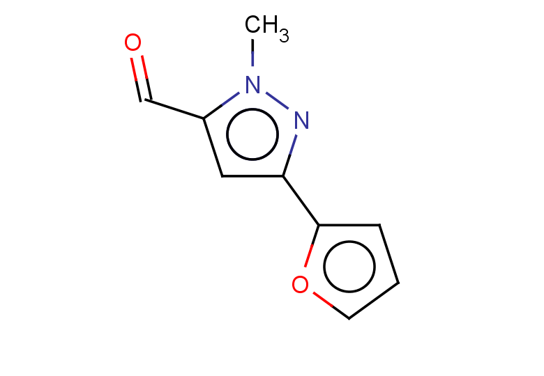 3-(furan-2-yl)-1-methyl-1H-pyrazole-5-carbaldehyde