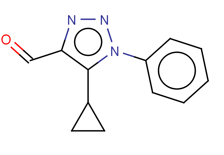 5-cyclopropyl-1-phenyl-1H-1,2,3-triazole-4-carbaldehyde