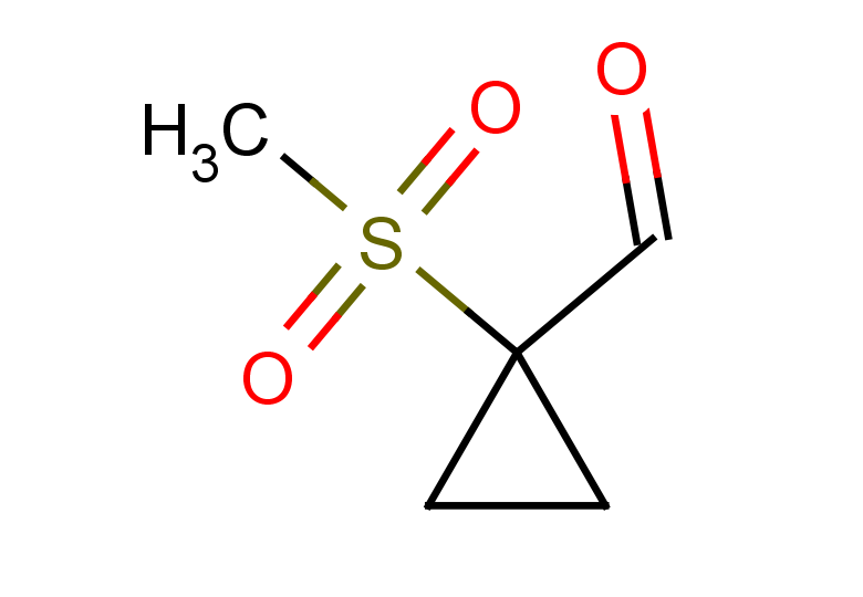 1-methanesulfonylcyclopropane-1-carbaldehyde