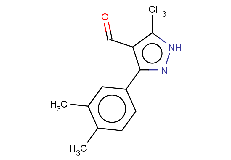 3-(3,4-dimethylphenyl)-5-methyl-1H-pyrazole-4-carbaldehyde