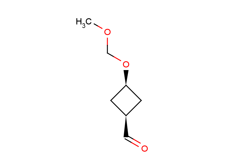 (1s,3s)-3-(methoxymethoxy)cyclobutane-1-carbaldehyde, cis