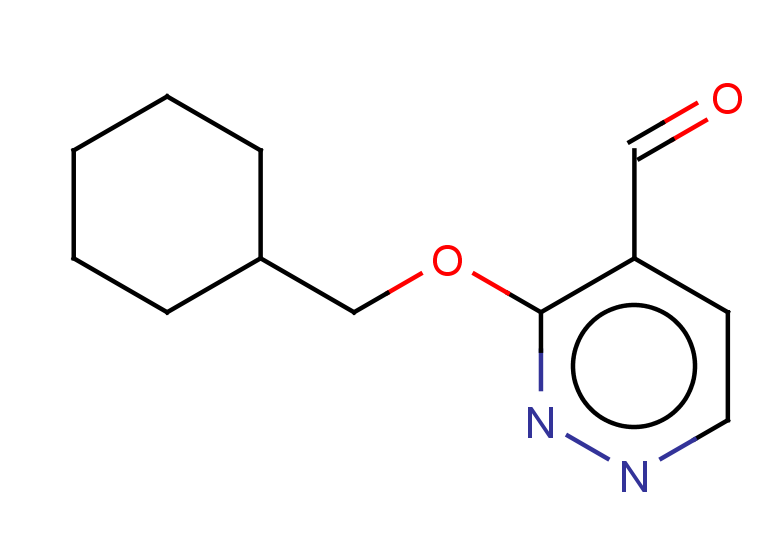 3-(cyclohexylmethoxy)pyridazine-4-carbaldehyde