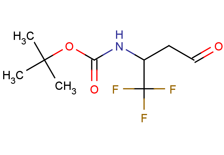 tert-butyl N-(1,1,1-trifluoro-4-oxobutan-2-yl)carbamate