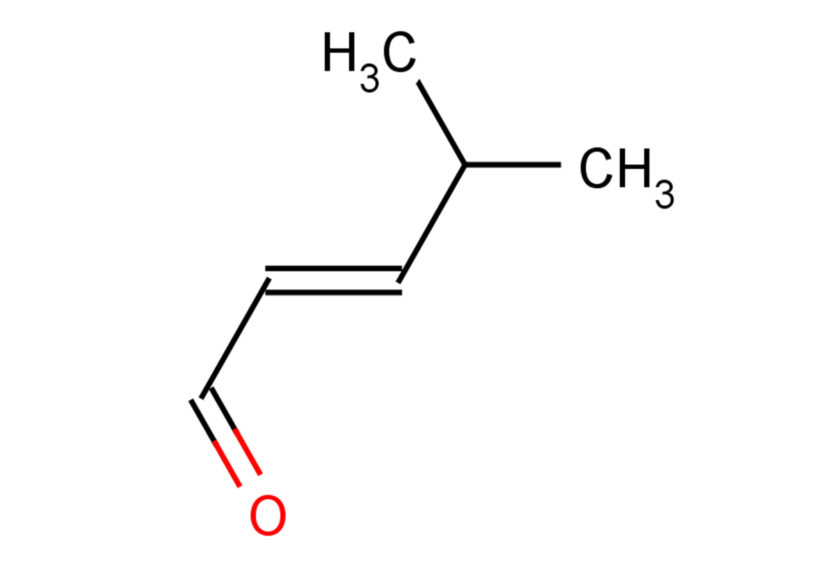 (2E)-4-methylpent-2-enal