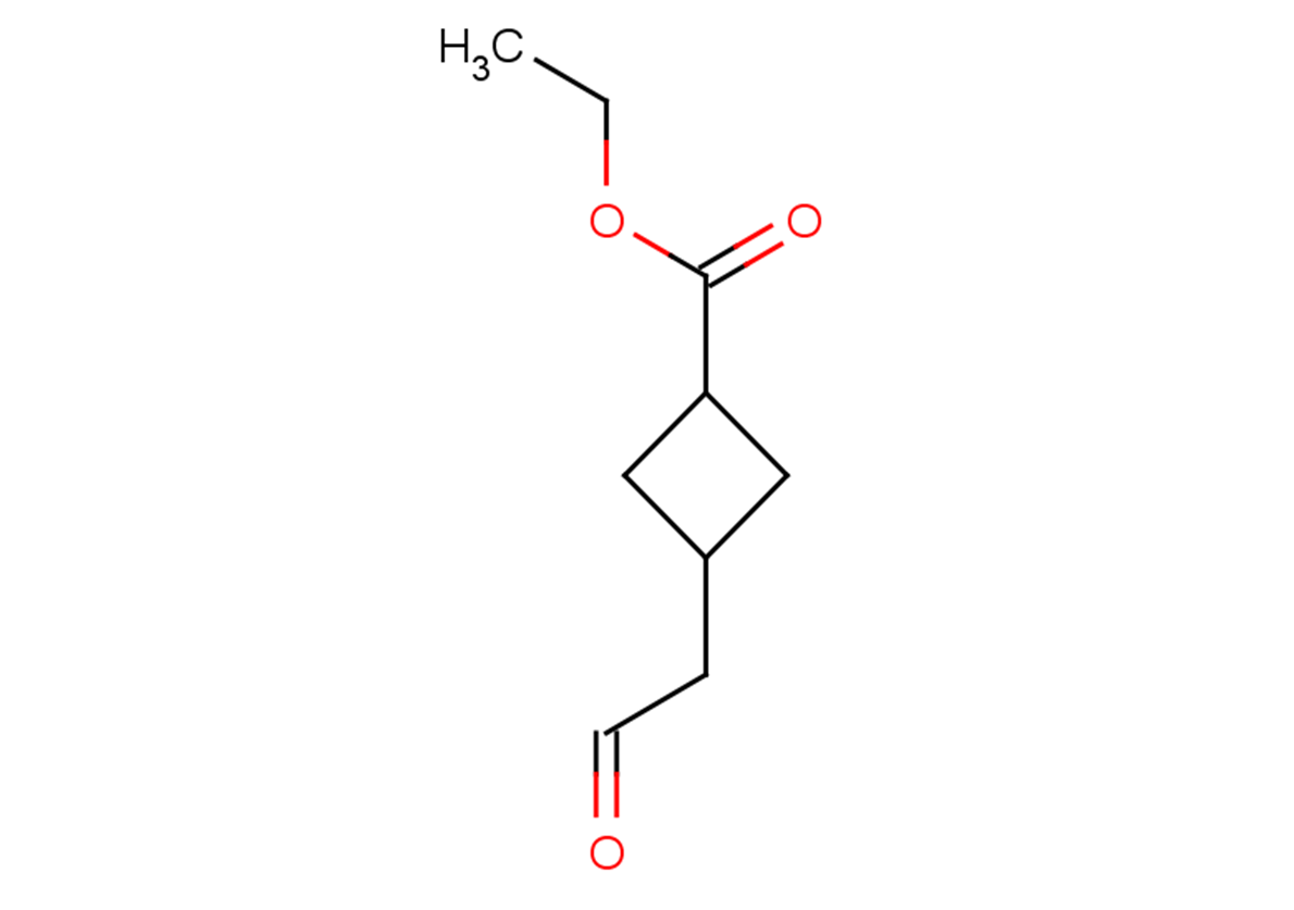 ethyl 3-(2-oxoethyl)cyclobutane-1-carboxylate