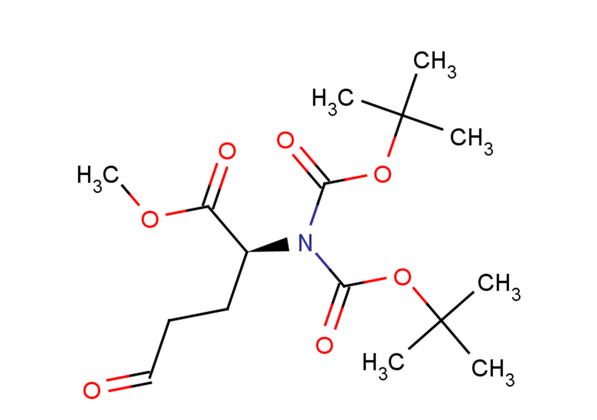 methyl (2S)-2-{bis[(tert-butoxy)carbonyl]amino}-5-oxopentanoate