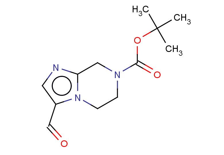 tert-butyl 3-formyl-5H,6H,7H,8H-imidazo[1,2-a]pyrazine-7-carboxylate