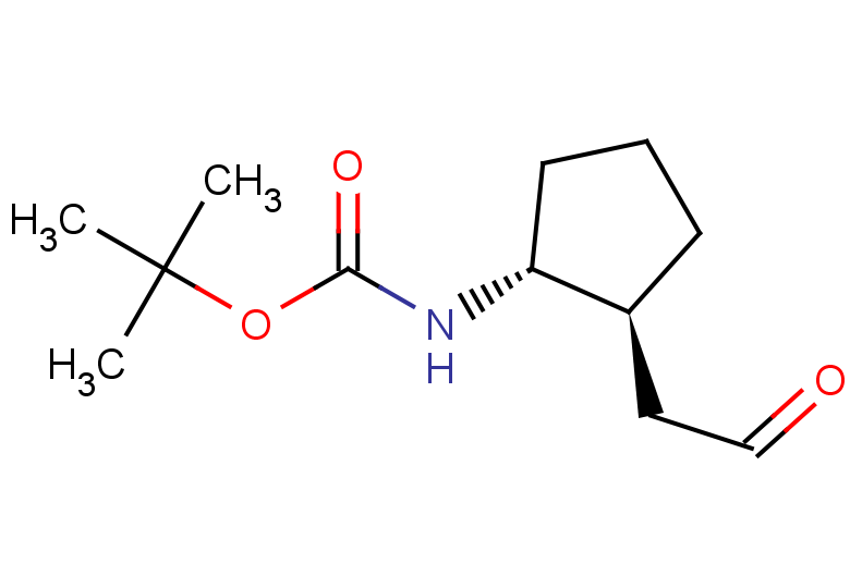 rac-tert-butyl N-[(1R,2S)-2-(2-oxoethyl)cyclopentyl]carbamate, trans