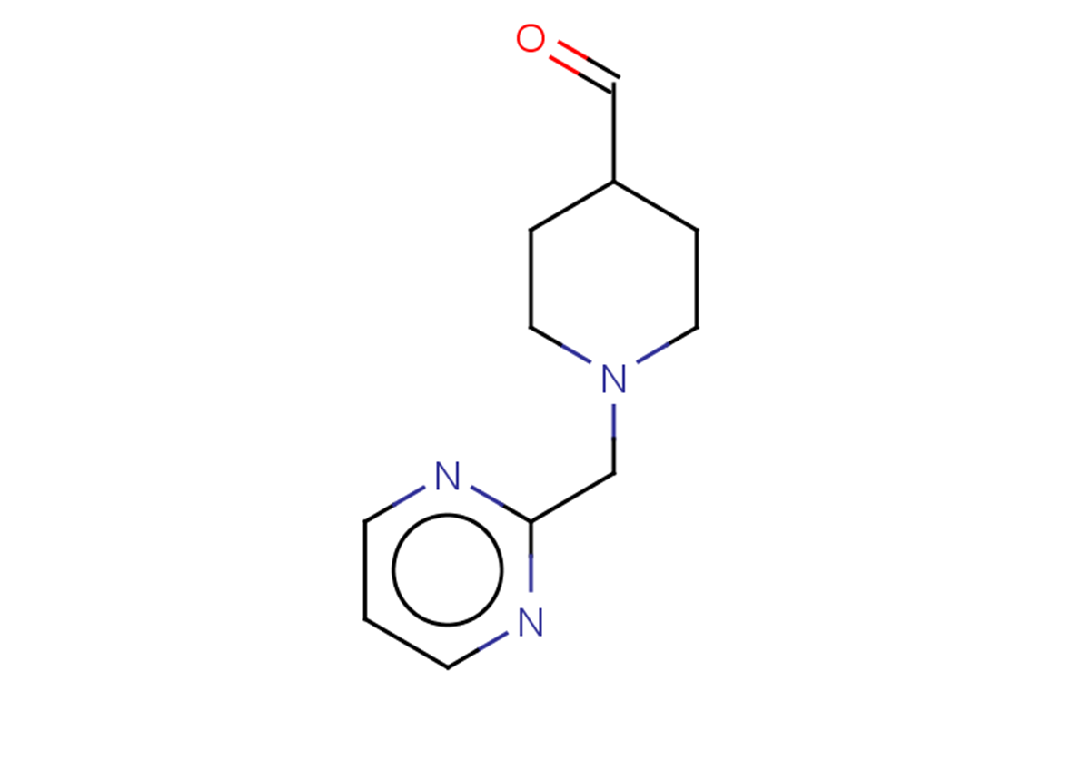 1-[(pyrimidin-2-yl)methyl]piperidine-4-carbaldehyde