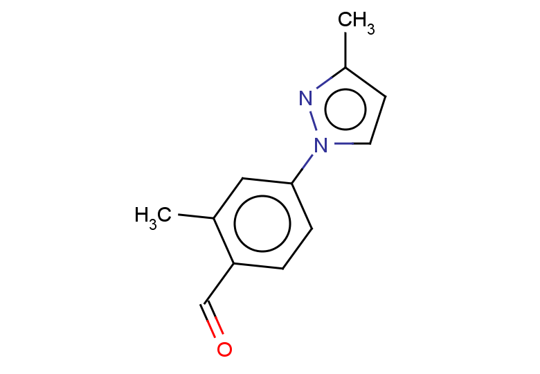 2-methyl-4-(3-methyl-1H-pyrazol-1-yl)benzaldehyde