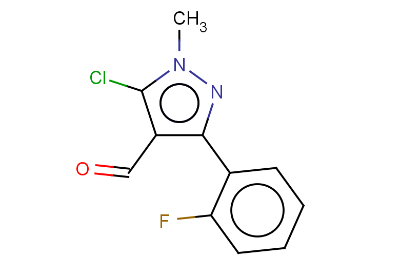 5-chloro-3-(2-fluorophenyl)-1-methyl-1H-pyrazole-4-carbaldehyde