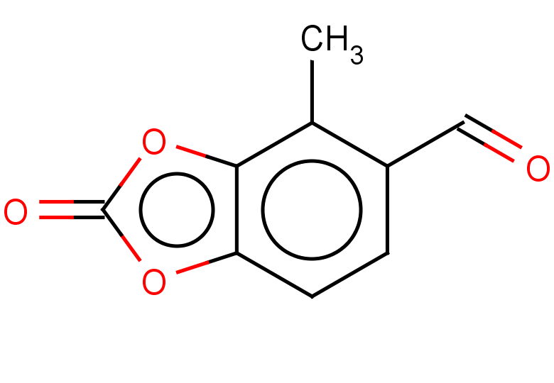 4-methyl-2-oxobenzo[d][1,3]dioxole-5-carbaldehyde