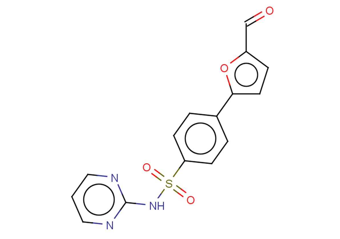 4-(5-formylfuran-2-yl)-N-(pyrimidin-2-yl)benzene-1-sulfonamide