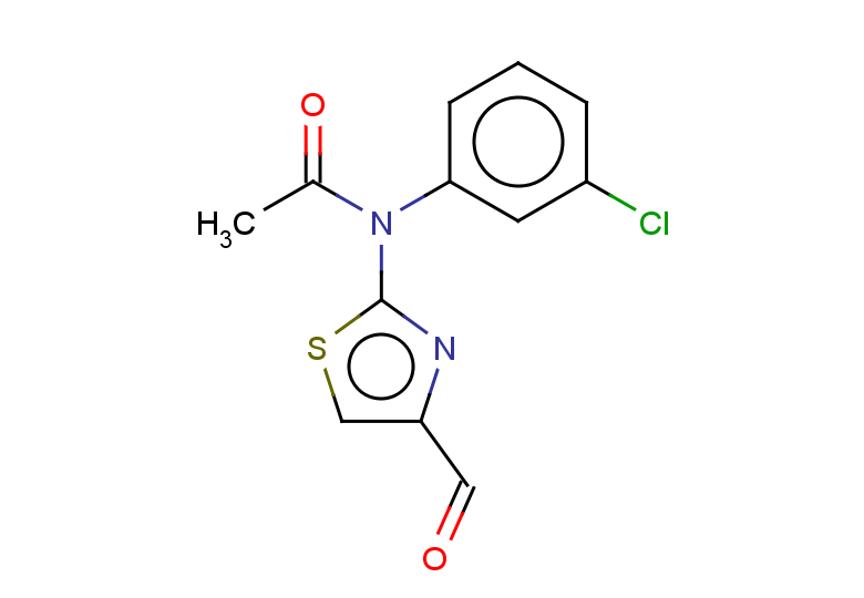 N-(3-chlorophenyl)-N-(4-formyl-1,3-thiazol-2-yl)acetamide