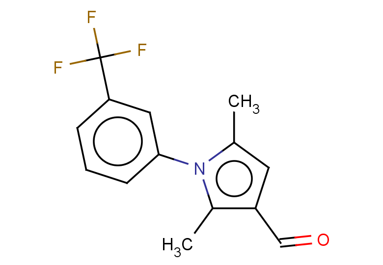 2,5-dimethyl-1-[3-(trifluoromethyl)phenyl]-1H-pyrrole-3-carbaldehyde