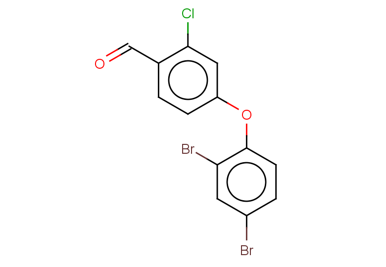 2-chloro-4-(2,4-dibromophenoxy)benzaldehyde