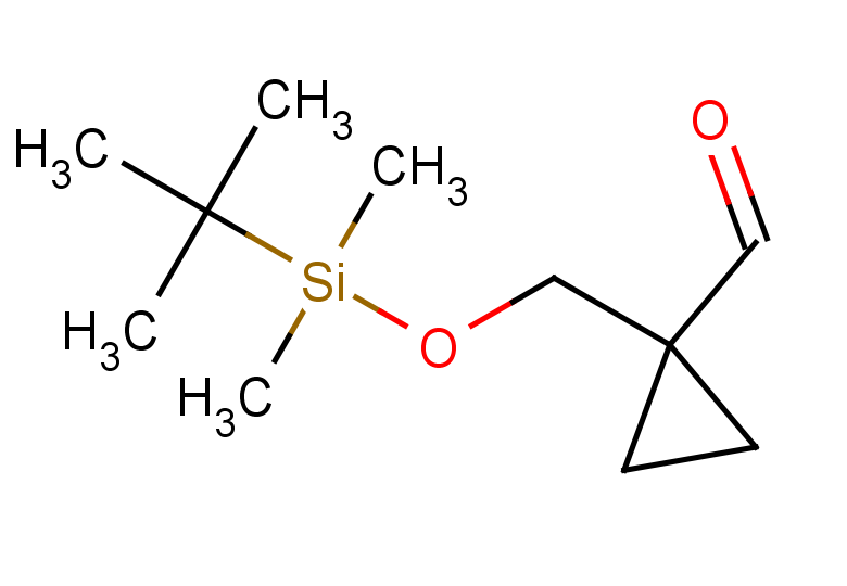 1-{[(tert-butyldimethylsilyl)oxy]methyl}cyclopropane-1-carbaldehyde