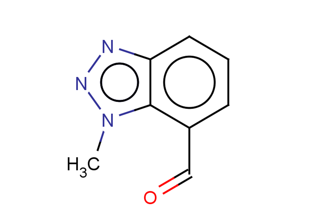 1-methyl-1H-1,2,3-benzotriazole-7-carbaldehyde