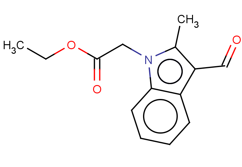 ethyl 2-(3-formyl-2-methyl-1H-indol-1-yl)acetate