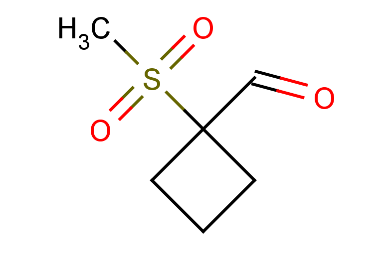 1-methanesulfonylcyclobutane-1-carbaldehyde