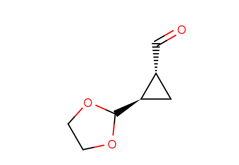rac-(1R,2R)-2-(1,3-dioxolan-2-yl)cyclopropane-1-carbaldehyde, trans