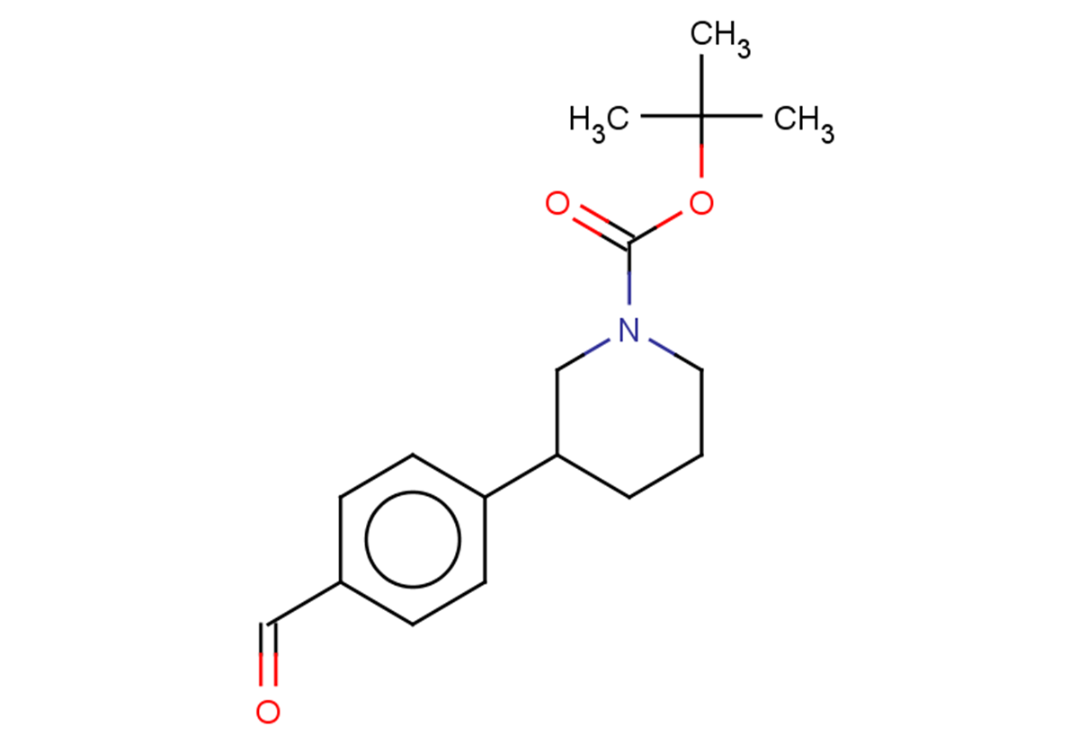 tert-butyl 3-(4-formylphenyl)piperidine-1-carboxylate