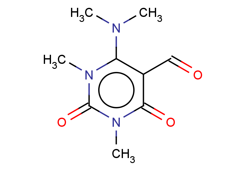 6-(dimethylamino)-1,3-dimethyl-2,4-dioxo-1,2,3,4-tetrahydropyrimidine-5-carbaldehyde